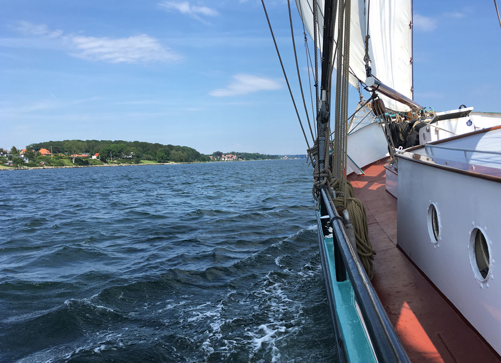 Im Svenborgsund segeln mit der Banjaard